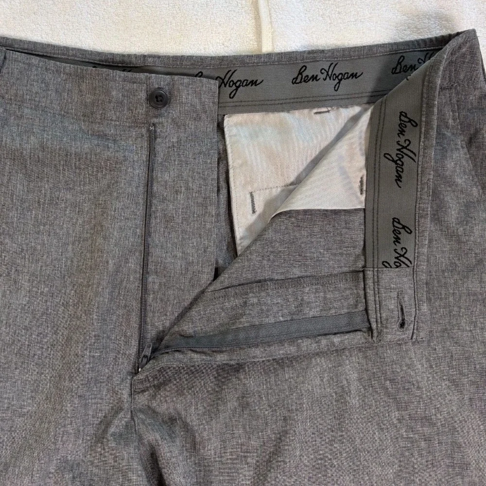 Ben Hogan Golf Shorts Mens 40‎ Grey Bundle Lot 2 Pairs Stretch Performance Check